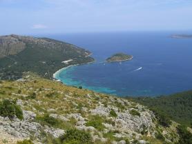 Pobřeží Mallorky u kapu Cap de Formentor