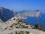 Výběžek Cap Formentor se silnicí i pro cyklisty