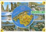 Mallorca, mapka s fotkami měst